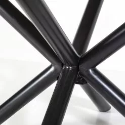 Pyöreä Ruokapöytä Mango 130-150 -Ruokapöydät Verkäufe 22830 2 py re ruokap yt mango cross 130 150 cm halkaisija rouhea moderni industrial tyylik s siro ilmava scaled