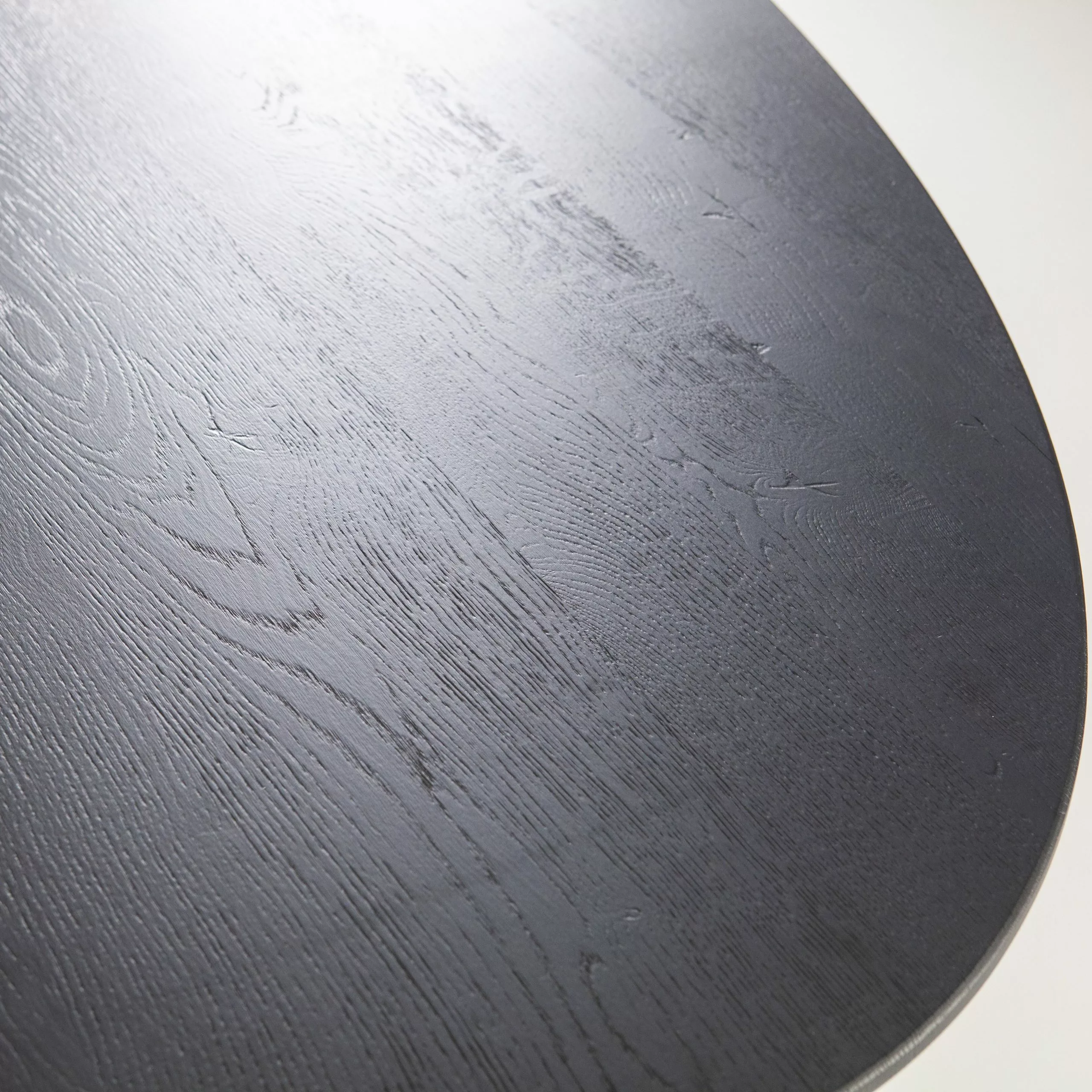 Ovaali Ruokapöytä Oak Black 24017 - Image 2