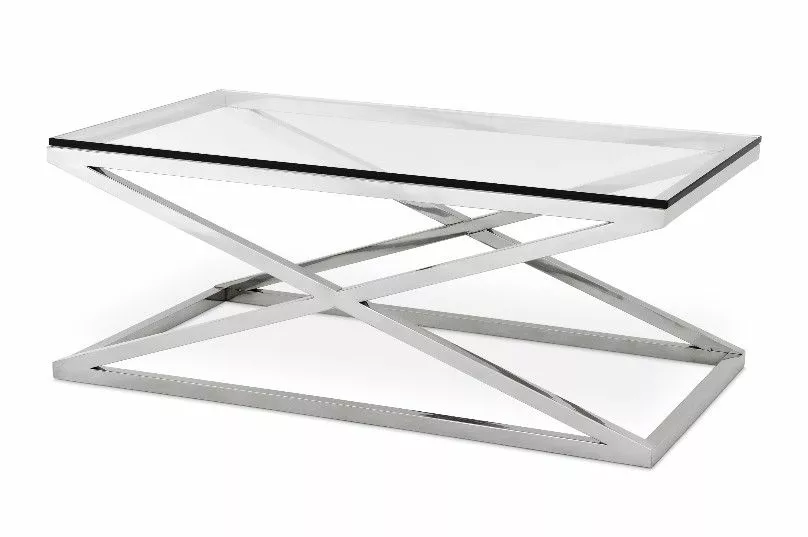 Criss Cross Lasikantinen Sohvapöytä 120 Eichholtz 1 Criss Cross Lasikantinen Sohvapöytä 120 Eichholtz