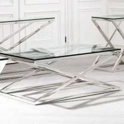 Criss Cross Lasikantinen Sohvapöytä 120 Eichholtz 5 Criss Cross Lasikantinen Sohvapöytä 120 Eichholtz -Ruokapöydät Verkäufe criss cross lasikantinen sohvap yt eichholtz set
