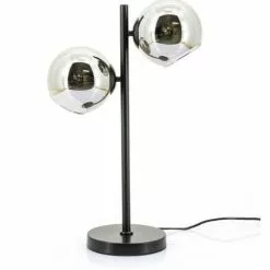 Lasipallo Pöytävalaisin Stellar Musta