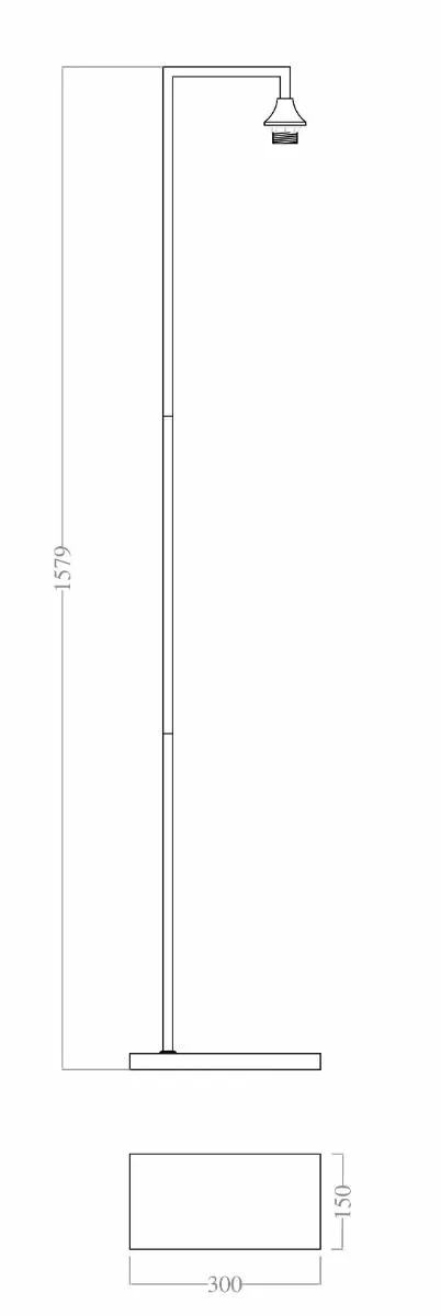 Lattiavalaisin Vilmar Black 3 Lattiavalaisin Vilmar Black - Image 3