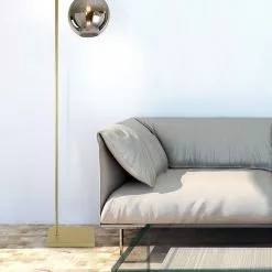 Lattiavalaisin Vilmar Gold -Ruokapöydät Verkäufe lattiavalaisin vilmar gold kultainen moderni lattiavalaisin 2