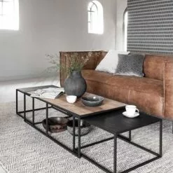 Levennettävä Sohvapöytä Cosmo 3 Osaa -Ruokapöydät Verkäufe levitettava sohvapoyta 3 osaa cosmo sisustuksessa