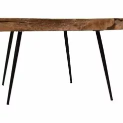 Sohvapöytä Root Hsm279 -Ruokapöydät Verkäufe luonnonpuukantinen sohvapoyta tiikkipoyta root