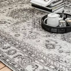 Matto Sorbonne 160x230 Cm -Ruokapöydät Verkäufe matto harmaa beige luonnonvalkoinen sorbonne lk2