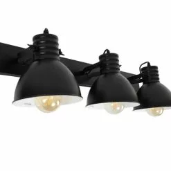 Industrial Seinävalaisin Sophia 3 -Ruokapöydät Verkäufe musta kolmen polttimon industrial seinavalaisin sophia