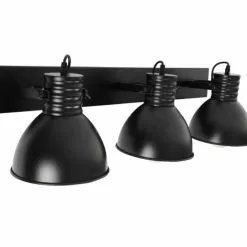 Industrial Seinävalaisin Sophia 3 -Ruokapöydät Verkäufe musta kolmen polttimon seinavalaisin sophia yk