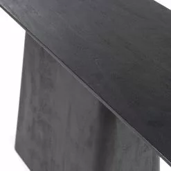 Taso / Sivupöytä Aron Musta 95768 7 Taso / Sivupöytä Aron Musta 95768 -Ruokapöydät Verkäufe musta puinen sivutaso sivup yt aron lahikuva