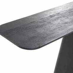 Taso / Sivupöytä Aron Musta 95768 8 Taso / Sivupöytä Aron Musta 95768 -Ruokapöydät Verkäufe musta t yspuinen sivutaso sivup yt aron kansi