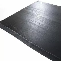 Tammi Ruokapöytä Tree-Spider 95684 | 95685 | 95686 -Ruokapöydät Verkäufe musta tammiruokapoyta luonnonpuureunalla kansi tree