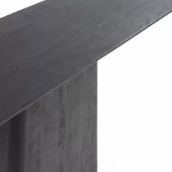 Taso / Sivupöytä Aron Musta 95768 9 Taso / Sivupöytä Aron Musta 95768 -Ruokapöydät Verkäufe musta tayspuinen sivutaso sivupoyta aron lahikuva