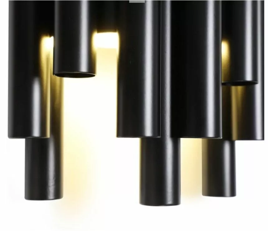 Musta Teräspuikko Seinävalaisin Solero 4 Musta Teräspuikko Seinävalaisin Solero - Image 4