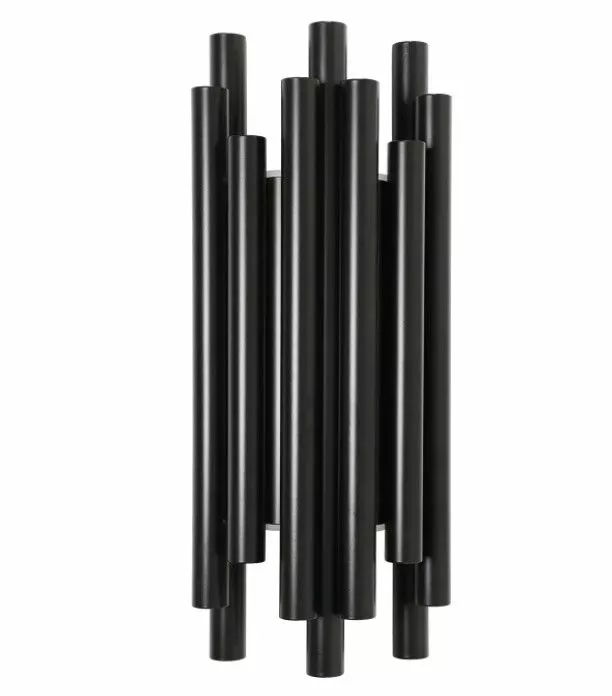 Musta Teräspuikko Seinävalaisin Solero 1 Musta Teräspuikko Seinävalaisin Solero