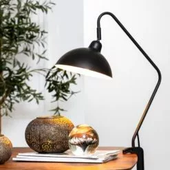 Toimistovalaisin Orion Musta -812 9 Toimistovalaisin Orion Musta -812 -Ruokapöydät Verkäufe musta toimistovalaisin poytaan kiinnitettava valaisin orion sisustus