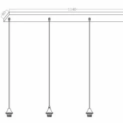 Kattovalaisin Vilmar 4 -Ruokapöydät Verkäufe nayttava kattovalaisin lasikuvuilla vilmar mitat