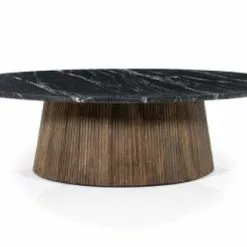 Ovaali Marmorikantinen Sohvaapöytä Maxim Ov120br