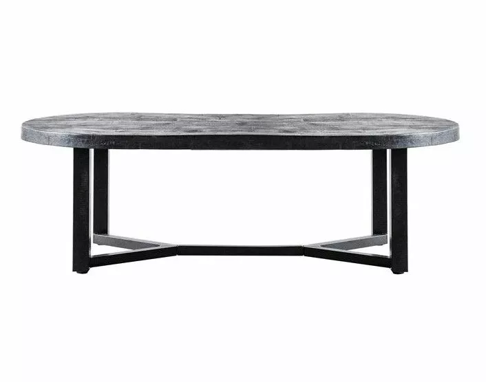 Ovaali Musta Ruokapöytä Denzel 22633 1 Ovaali Musta Ruokapöytä Denzel 22633