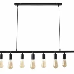 Incustrial Tyylinen Kattovalaisin Santino 8 -Ruokapöydät Verkäufe pitk kattovalaisin musta pitk katovalaisin santino1