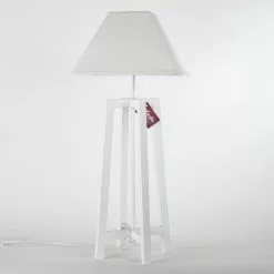 Valkoinen Puinen Pöytävalaisin Pl-25w