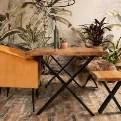 Pöydän Rautajalka X-jalka Mc-xleg -Ruokapöydät Verkäufe poydan rautajalat x poydanjalat rautaa sisustus