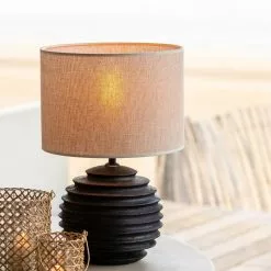 Puinen Pöytävalaisin Renzo -Ruokapöydät Verkäufe puinen p yt valaisin renzo black