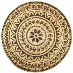 Pyöreä Matto Jute 6244