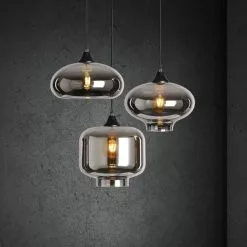 Pyöreä Kattovalaisin Vilmar 3 -Ruokapöydät Verkäufe pyorea kattovalaisin lasikuvuilla vilmar3 lk