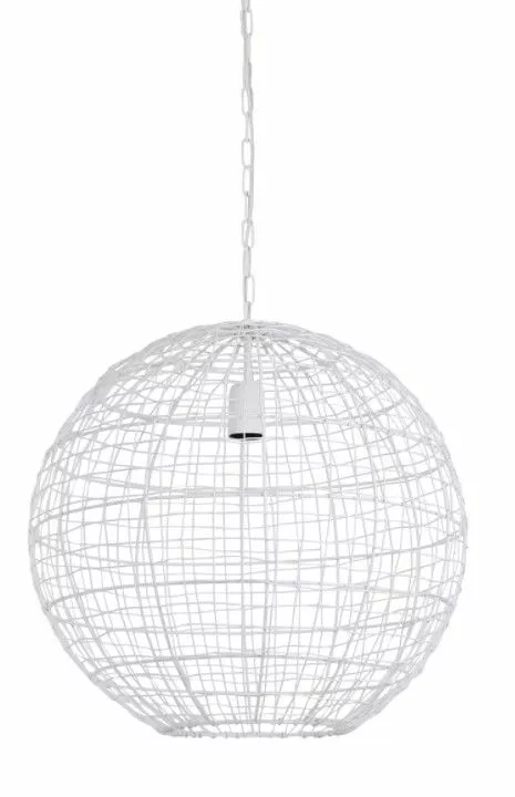 Valkoinen Kattovalaisin Mirana 55 Cm 1 Valkoinen Kattovalaisin Mirana 55 Cm