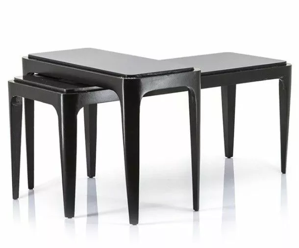 Siro Musta Kivikantinen Sohvapöytä Wayne Bl 191660