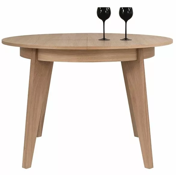 Jatkettava Pyöreä Ruokapöytä St-1703 Oak