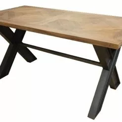 Ruokapöytä X-Rautajalalla ( I-palkki)