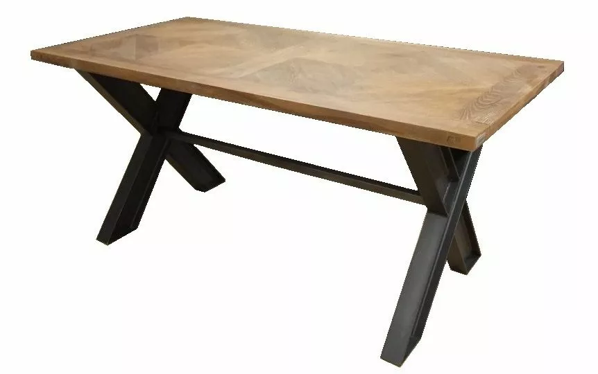 Ruokapöytä X-Rautajalalla ( I-palkki) 1 Ruokapöytä X-Rautajalalla ( I-palkki)