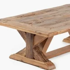 Sohvapöytä C006 Havupuusta 120x60 -Ruokapöydät Verkäufe xsohp 2 1 1